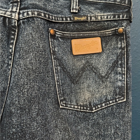 Vintage Acid Wash Wrangler Jeans 38x33 - Picture 2 of 6
